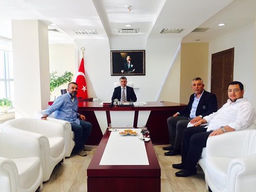 KARABAĞLAR KAYMAKAMIMIZ MEHMET SADIK TUNÇ'U MAKAMINDA ZİYARET ETTİK 