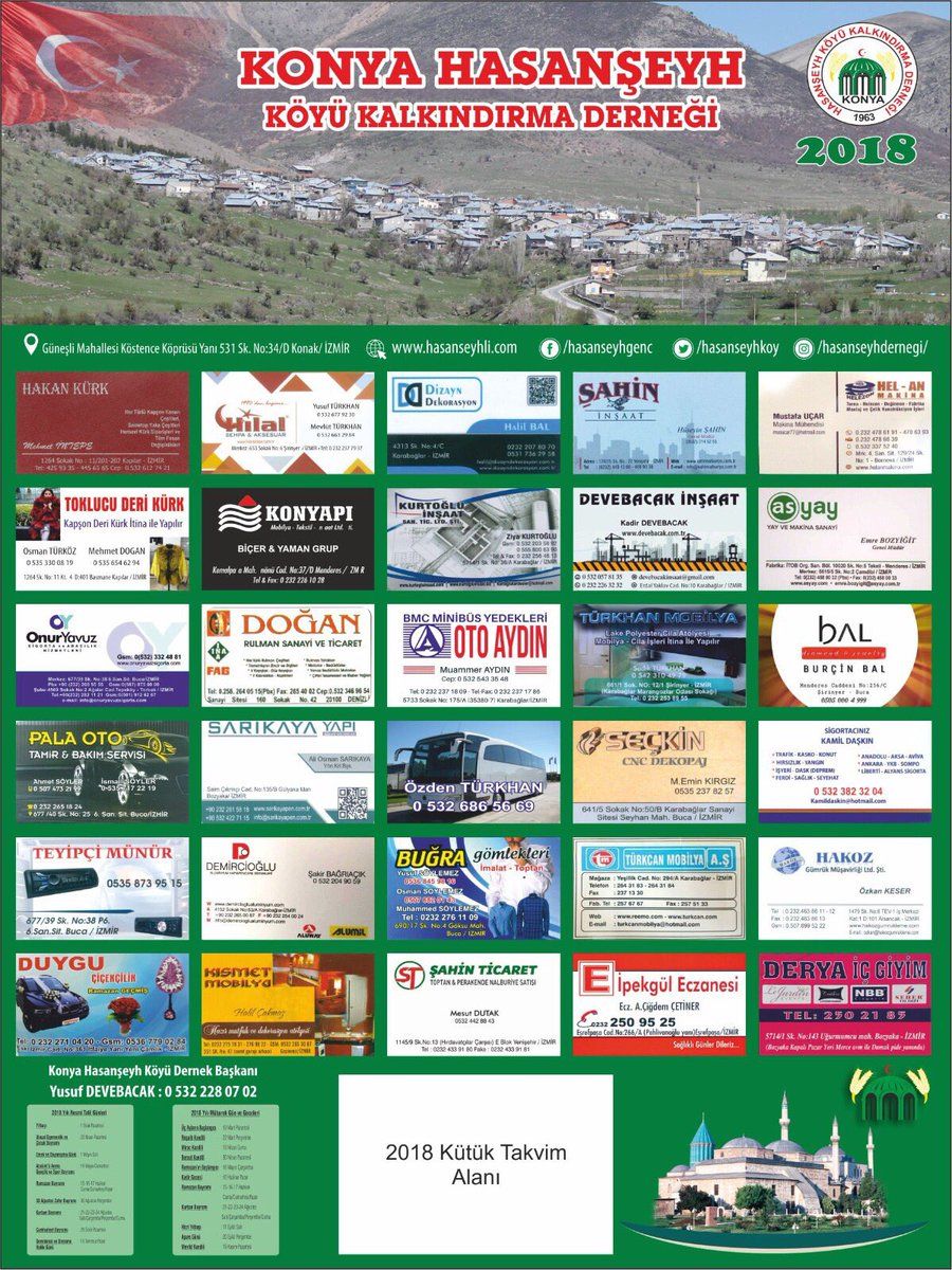DERNEĞİMİZİN 2019 YILI TAKVİM ÇALIŞMASI BAŞLAMIŞTIR, 