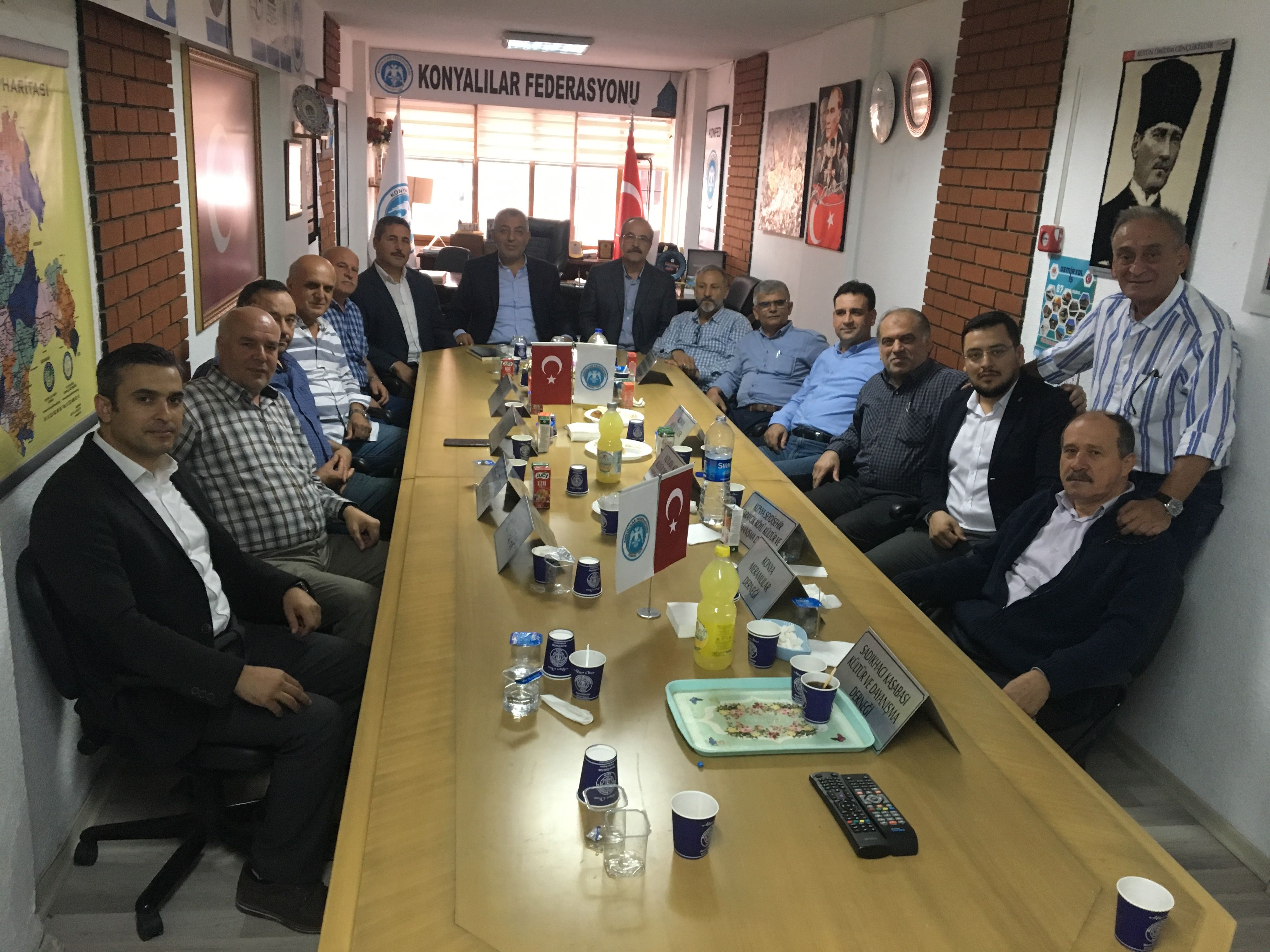 KONYALILAR FEDERASYONUNU ZİYARET ETTİK 